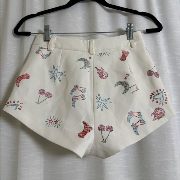 Nasty Gal Rhinestone Western Vest & Shorts Festival Stagecoach Outfit | Size 2 - Picture 13 of 17